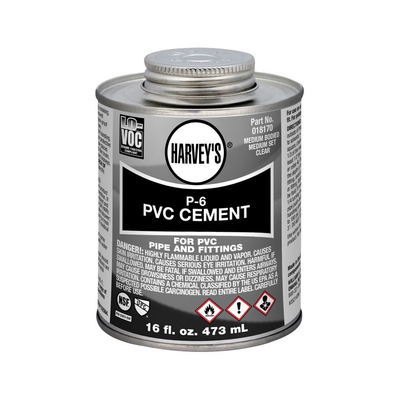 018170b_352140M_122916_16oz-1.jpg - Harvey™ Gallon P-6 PVC Medium Body Clear Cement