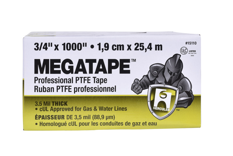 032628151109_R_001.jpg - Hercules® Megatape 3/4 in. x 1000 in. Gray PTFE Tape