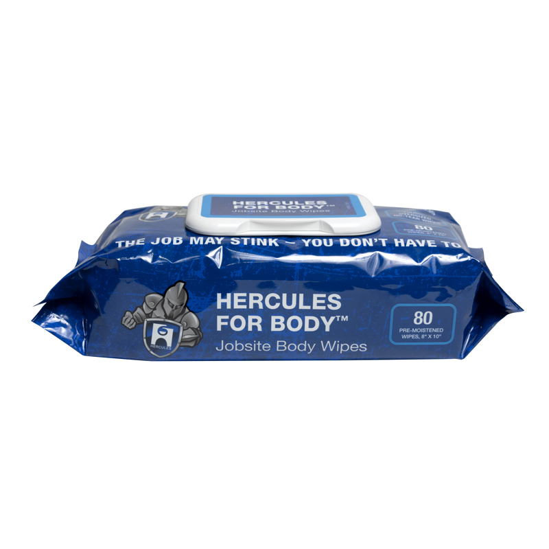 032628553354_R_001.jpg - Hercules® For Body™ Jobsite Body Wipes 80-Pack