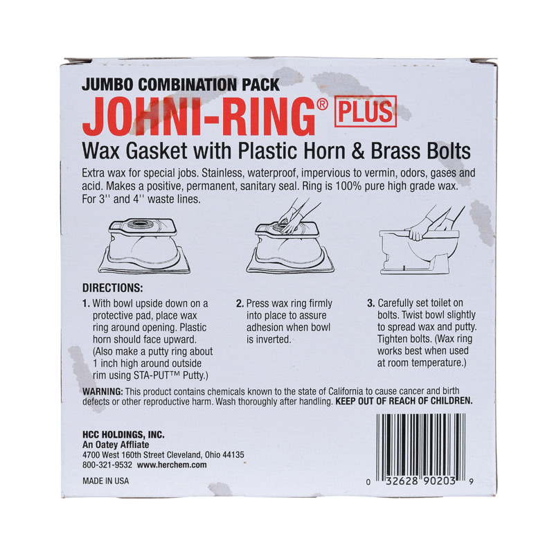 032628902039_I_001.jpg - Hercules® 3 in. or 4 in. Johni-Rings - Jumbo W/Plastic Horn & Xl Bolts, Combo Pack