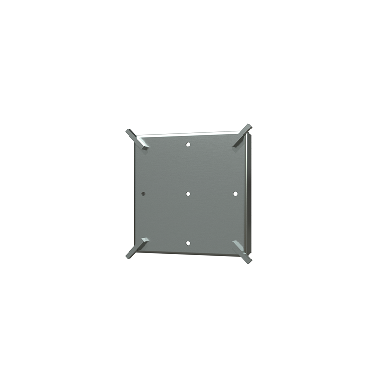 038753014906_H_001.png - SquareDrain 4 in. Tile-In Cover in Brushed Stainless Steel