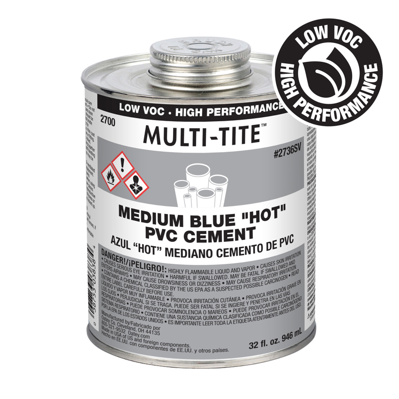 Oatey® Multi-Tite™ 2700 Series Medium Blue PVC Cement