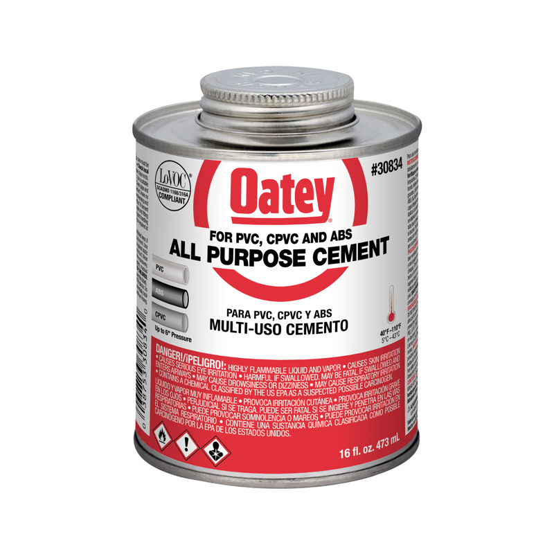 038753308340_H_001.jpg - Oatey® 16 oz. All-Purpose ABS, PVC and CPVC Clear Cement