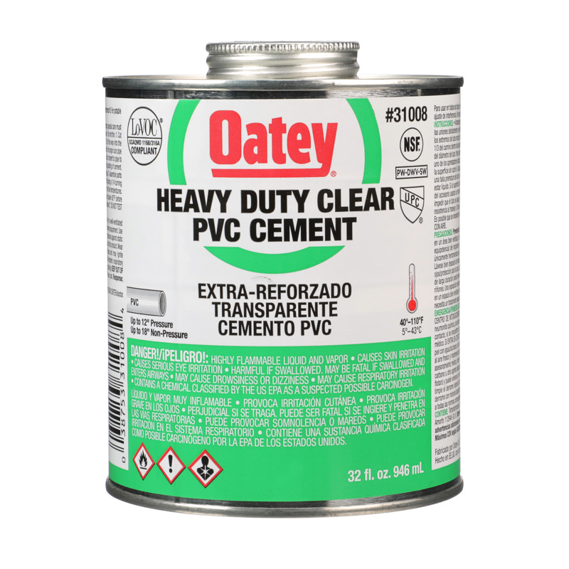 038753310084-01-01.jpg - Oatey® 16 oz. PVC Heavy Duty Clear Cement