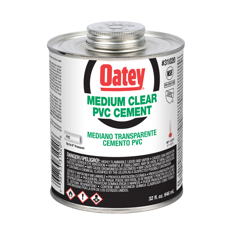 038753310206_H_001.jpg - Oatey® 16 oz. PVC Medium Body Clear Cement