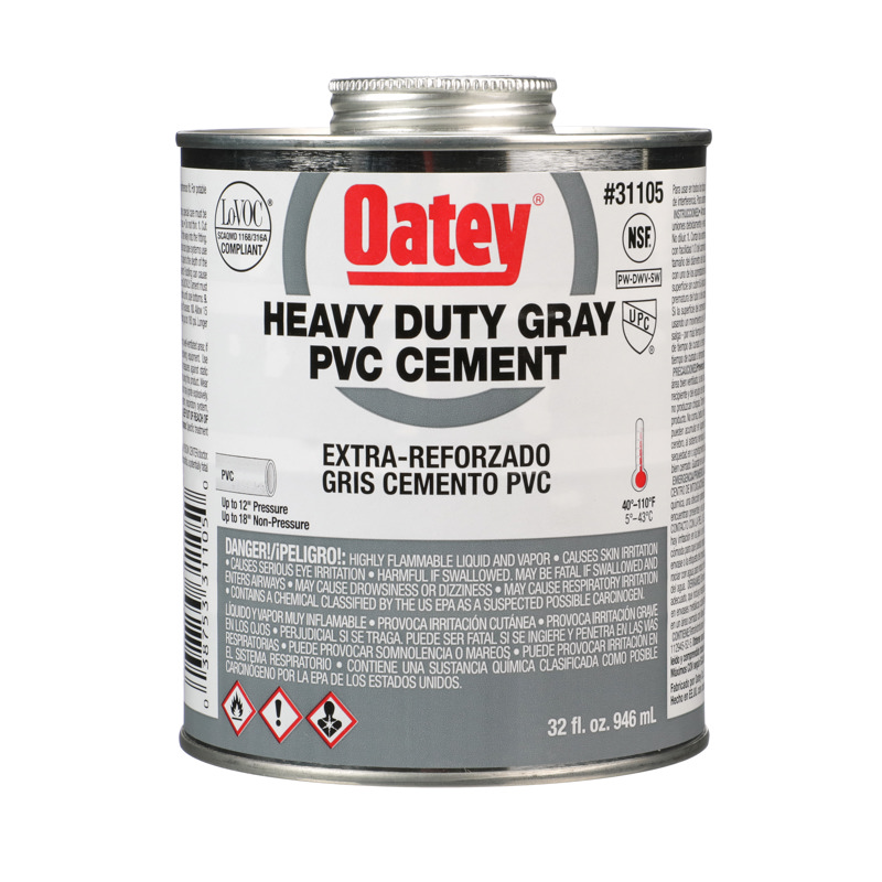 038753311050-01-01.jpg - Oatey® 16 oz. PVC Heavy Duty Gray Cement