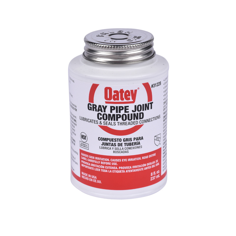 038753312286_H_002.jpg - Oatey® 8 oz. Gray Pipe Joint Compound