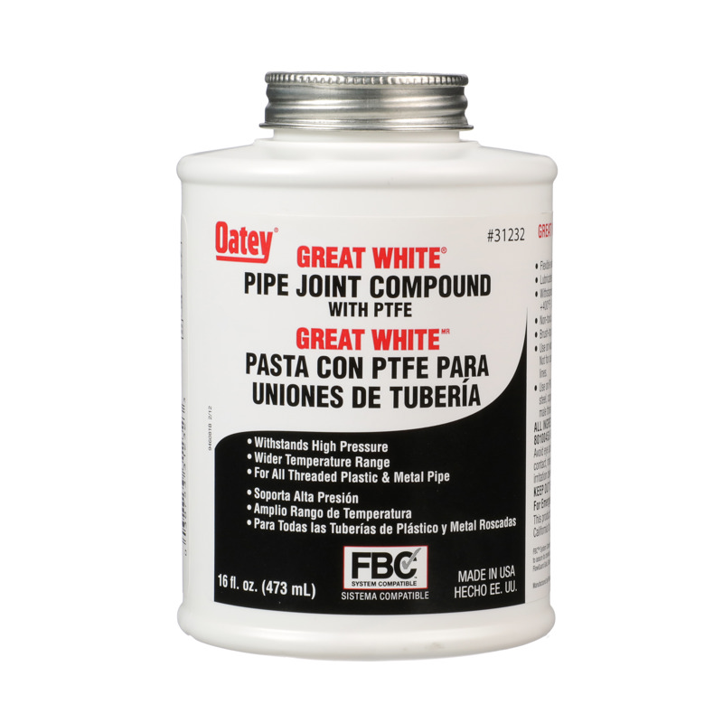 038753312323-01-01.jpg - Oatey® 16 oz. Great White® Pipe Joint Compound with PTFE