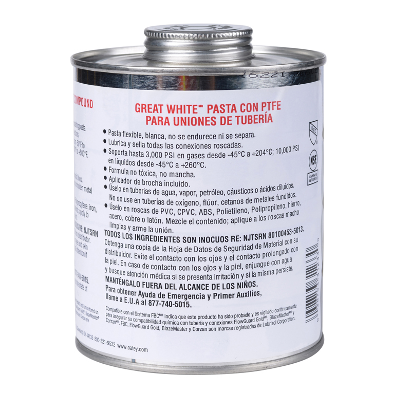 038753312330_W_001.jpg - Oatey® 32 oz. Great White® Pipe Joint Compound with PTFE