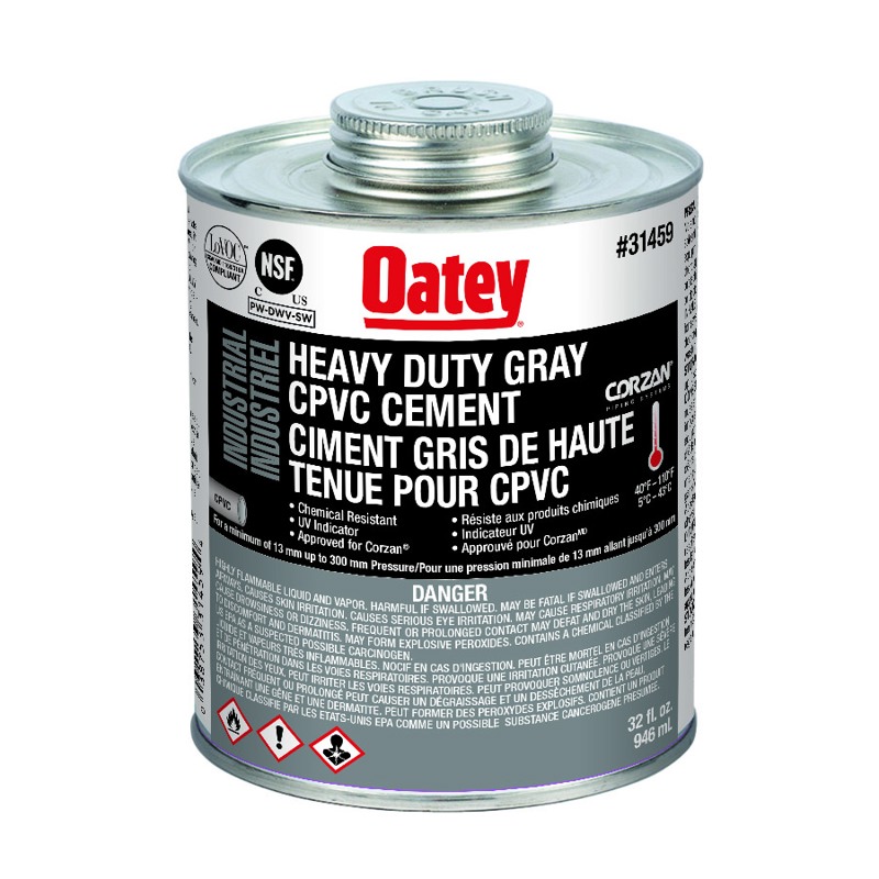 038753314594_H_001.jpg - Oatey® 16 oz. EP42 CPVC Heavy Duty Gray Industrial Cement
