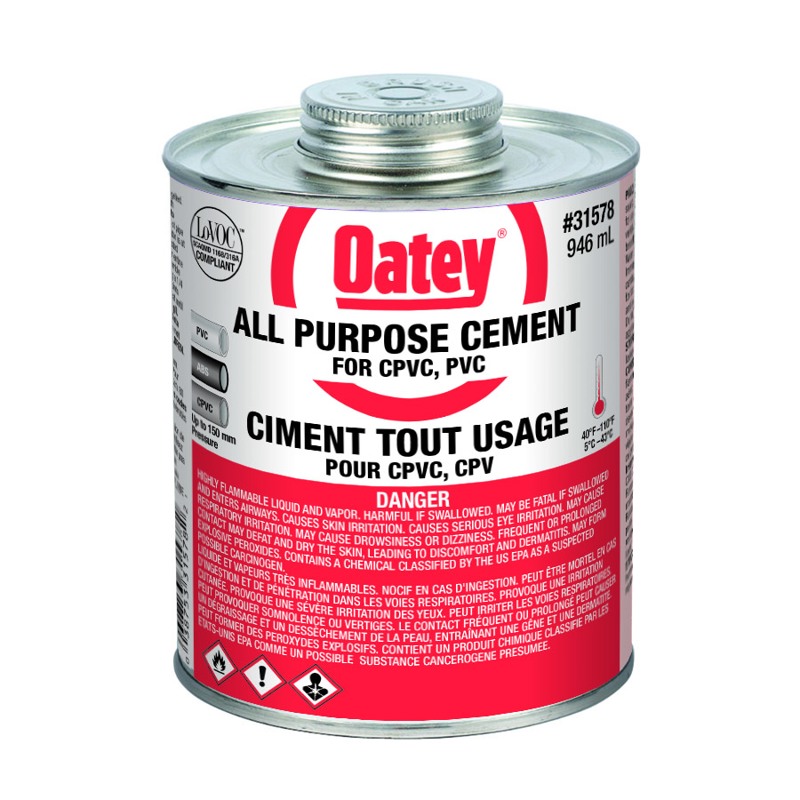 038753315782_H_001.jpg - Oatey® 118 ml. All-Purpose ABS, PVC and CPVC Medium Body Clear Cement