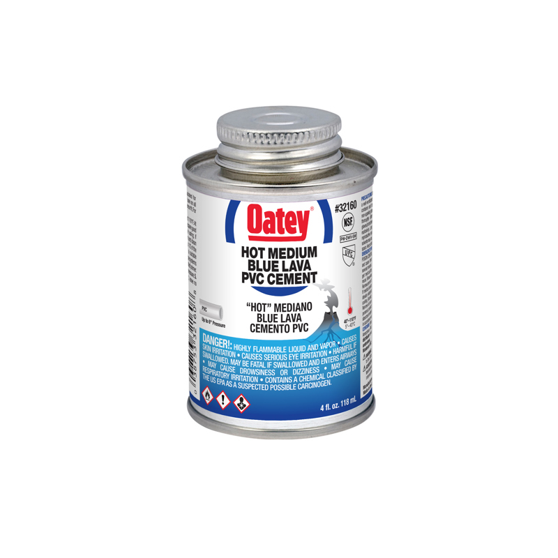 Oatey® Hot Medium Blue Lava PVC Cement