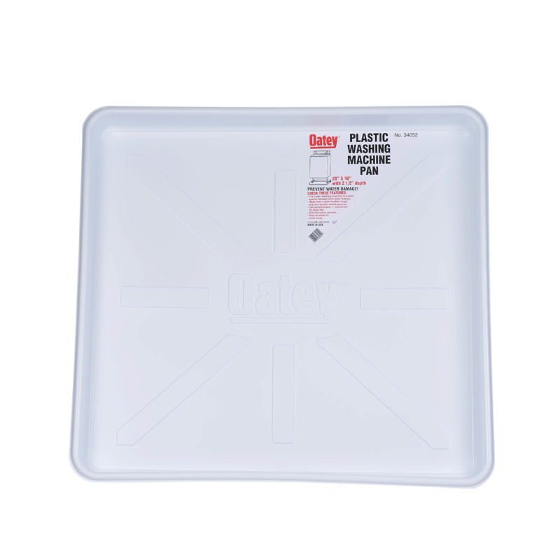 038753340524_T_001.jpg - Oatey® 28" x 30" Plastic Pan – Without Fitting