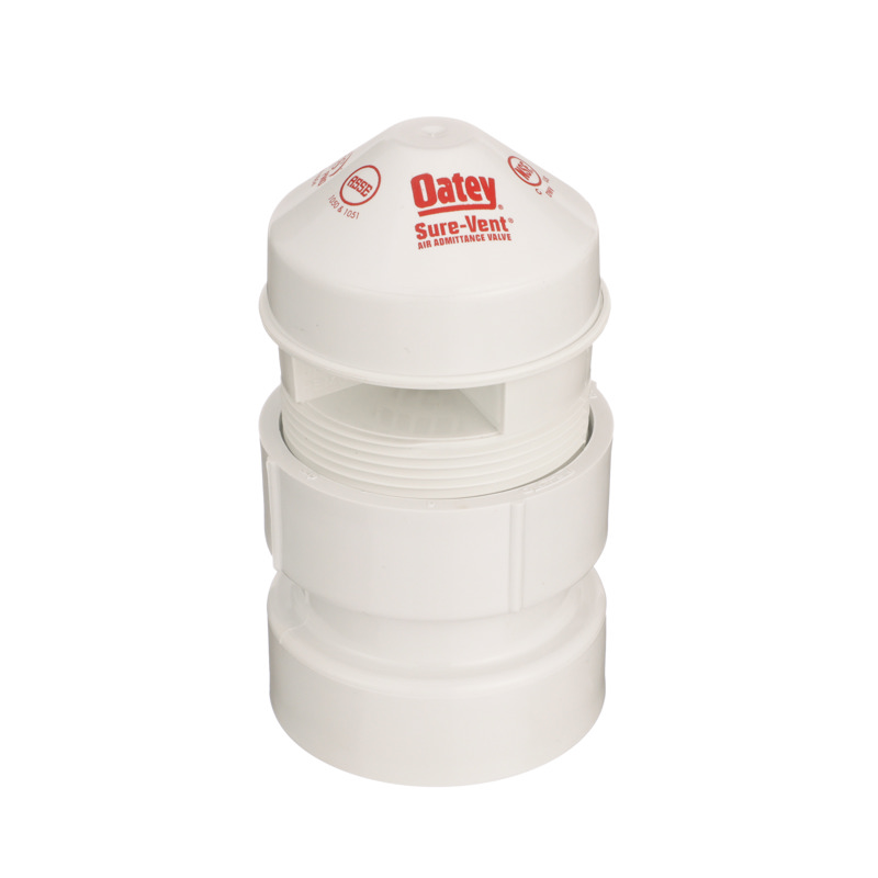 038753390178_H_001.jpg - Oatey® Sure-Vent® 1.5 in. – 2 in. 160 Branch, 24 Stack DFU Air Admittance Valve with PVC Schedule 40 adapter