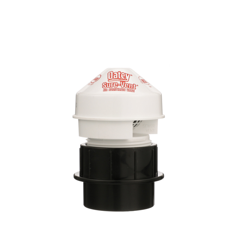 038753392561-01-01.jpg - Oatey® Sure-Vent® 1.5 in. 20 Branch, 8 Stack DFU Air Admittance Valve ABS Sched. 40, Straight Adapter