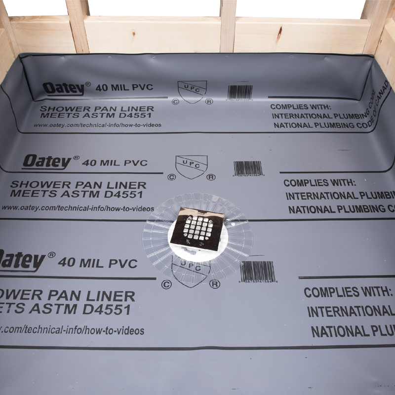038753416304_APP_001.jpg - Oatey® 5 ft. x 6 ft. 40 Mil Gray – Liner Kit without Corner Dams
