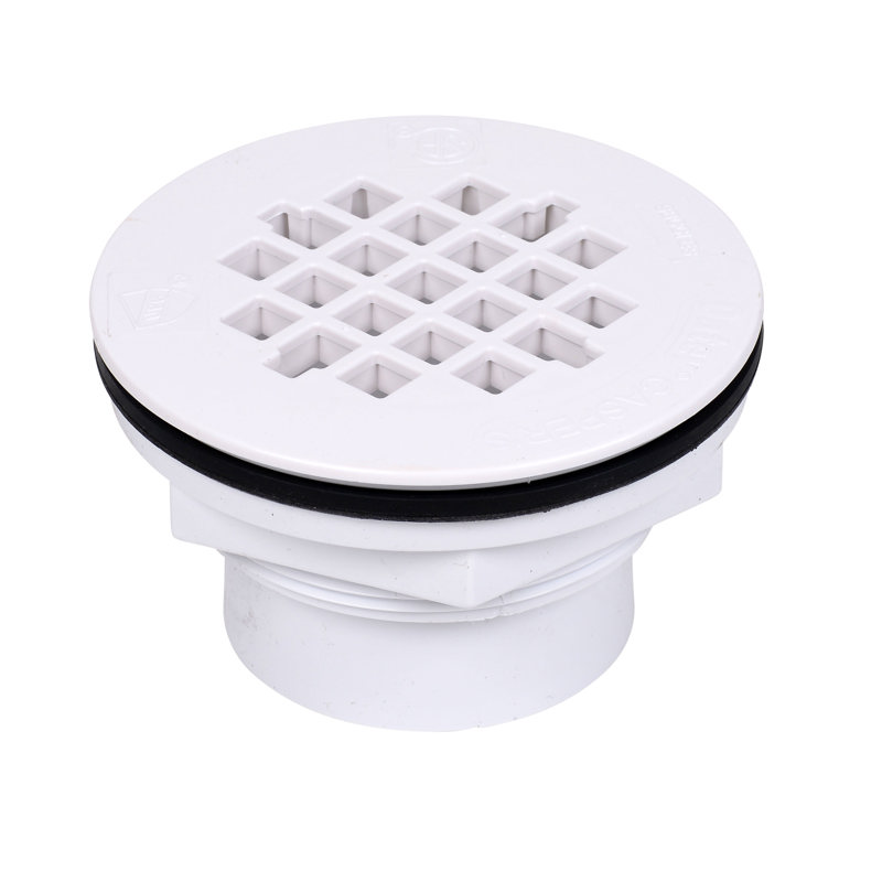 038753420899_H_001.jpg - Oatey® 2 in. 101 PS PVC Solvent Weld Shower Drain with Plastic Strainer