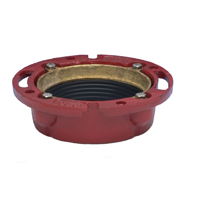 038753422534_H_001.jpg - Oatey® 3 in. Cast Iron Flange without Test Cap
