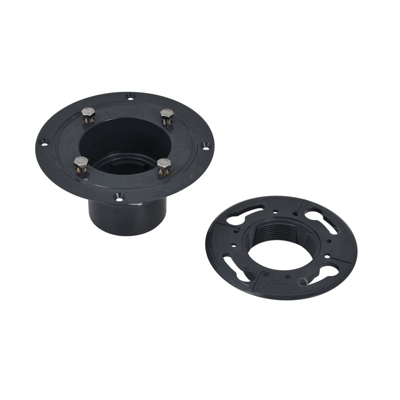 038753422688_H_001.jpg - Oatey® PVC Low Profile Drain Base Clamping Collar And Fasteners