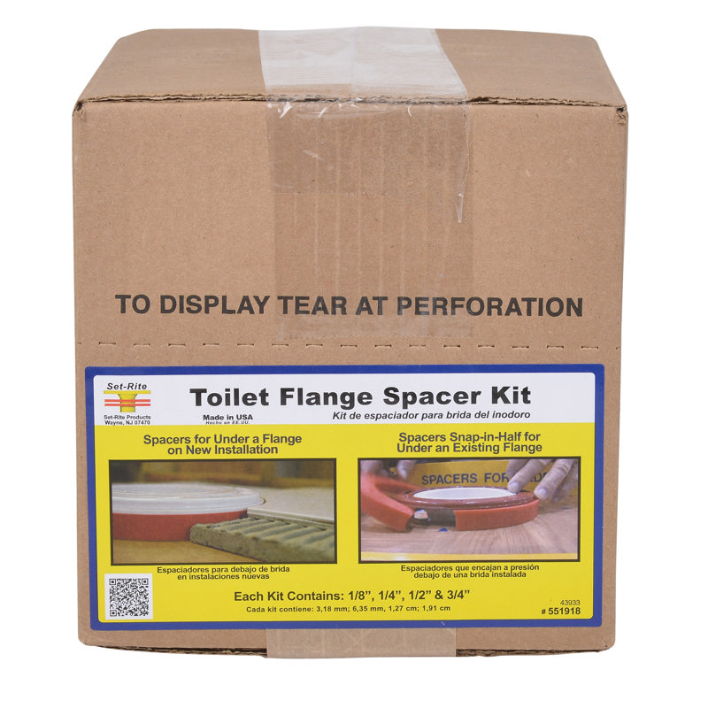 038753434063_R_001.jpg - Oatey® Toilet Flange Spacer Kit with 4 Spacers