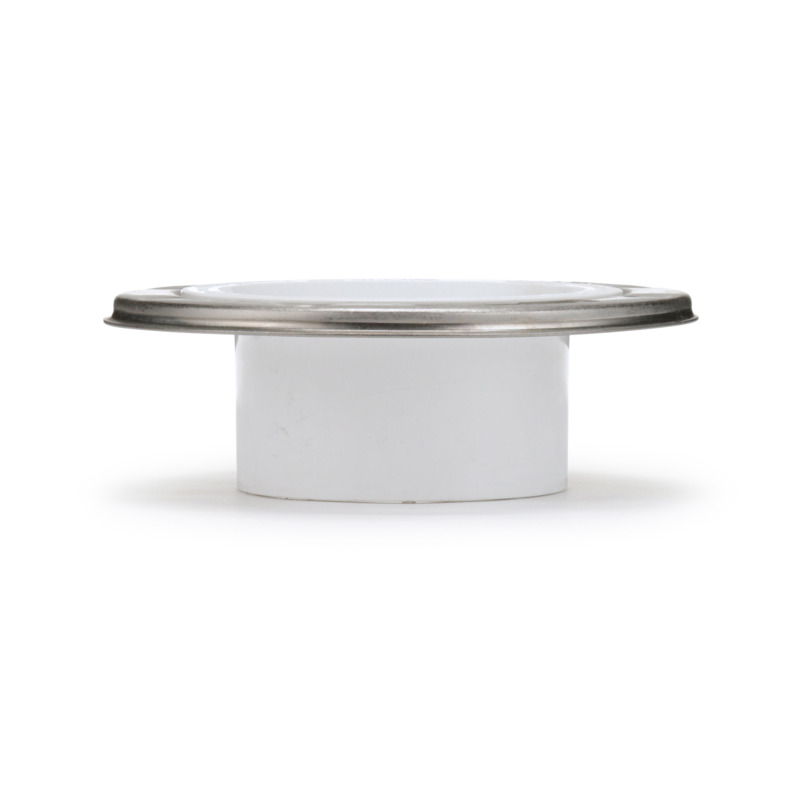 038753434957-01-04.jpg - Oatey® 3 in. x 4 in. PVC Closet Flange with Stainless Steel Ring without Test Cap