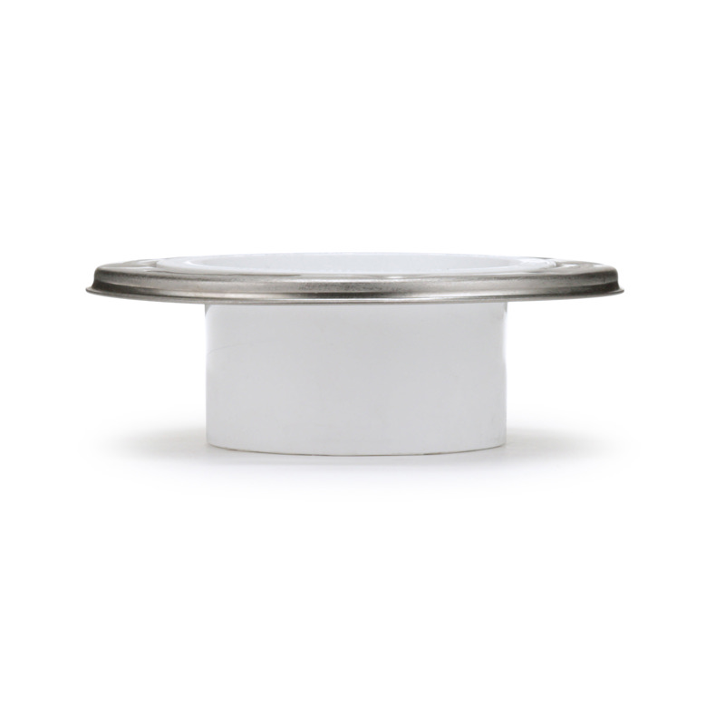 038753434957-01-08.jpg - Oatey® 3 in. x 4 in. PVC Closet Flange with Stainless Steel Ring without Test Cap