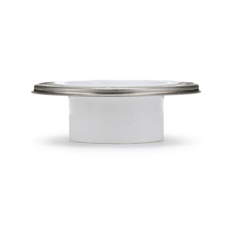 038753434957-01-24.jpg - Oatey® 3 in. x 4 in. PVC Closet Flange with Stainless Steel Ring without Test Cap
