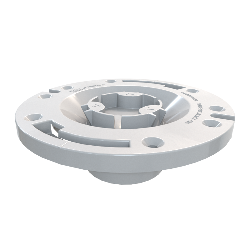 038753435077_H_003.jpg - Oatey® 3 in. PVC Closet Flange with Plastic Ring and Test Cap