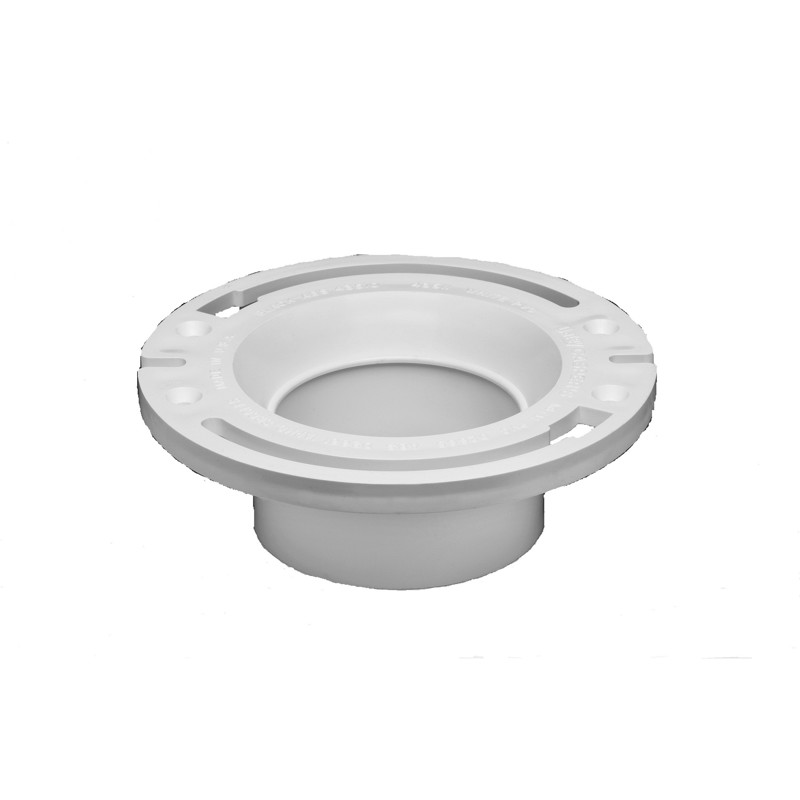 038753435114_H_001.jpg - Oatey® 3 in. or 4 in. ABS Closet Flange with Plastic Ring, Long Mounting Slots without Test Cap