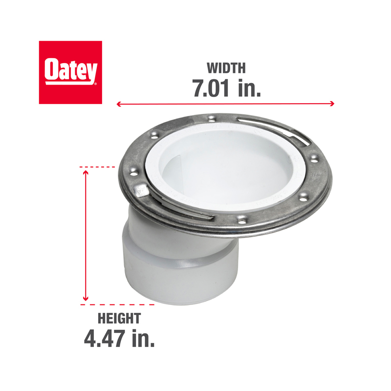 038753436050_INFO_001.jpg - Oatey® PVC Offset Closet Flange with Stainless Steel Ring