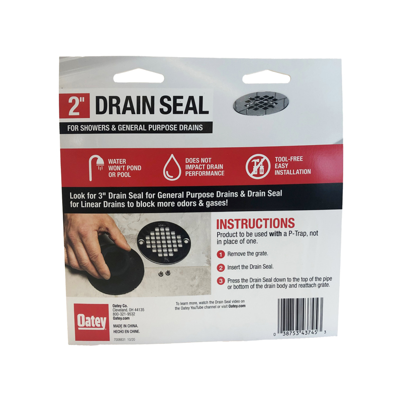038753437453_P_002.jpg - Oatey® 2 in. Drain Seal for General Purpose and Shower Drains
