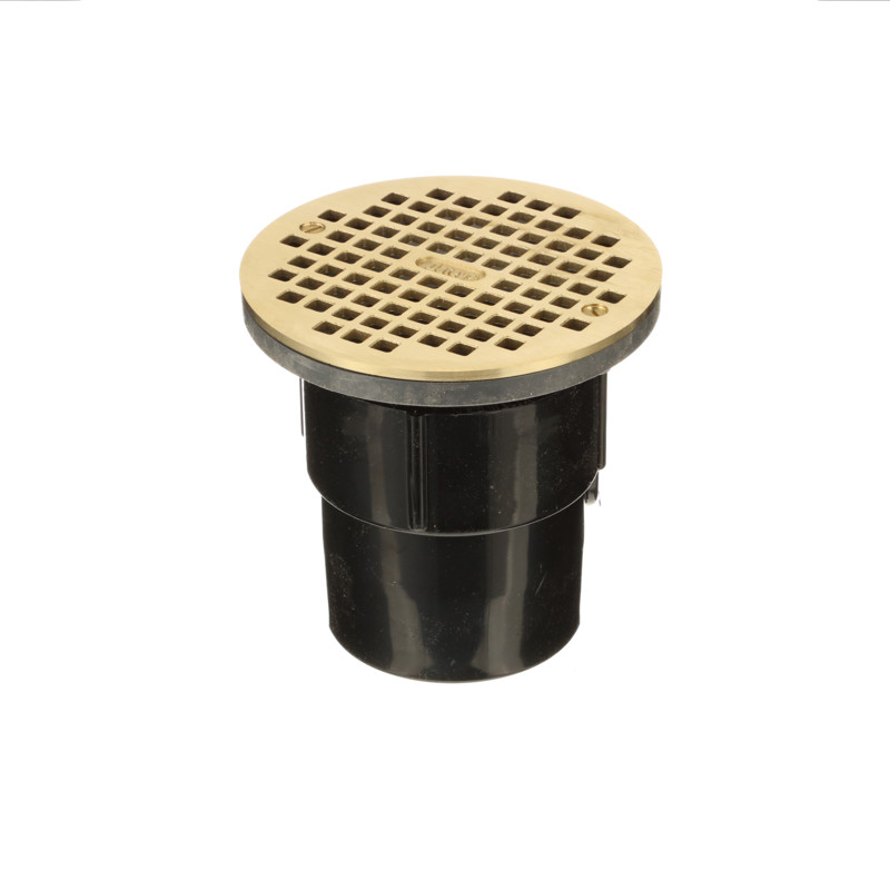 038753821276_R02_C03.jpg - Oatey® 3 in. or 4 in. ABS General Purpose Drain with 6 in. Brass Grate