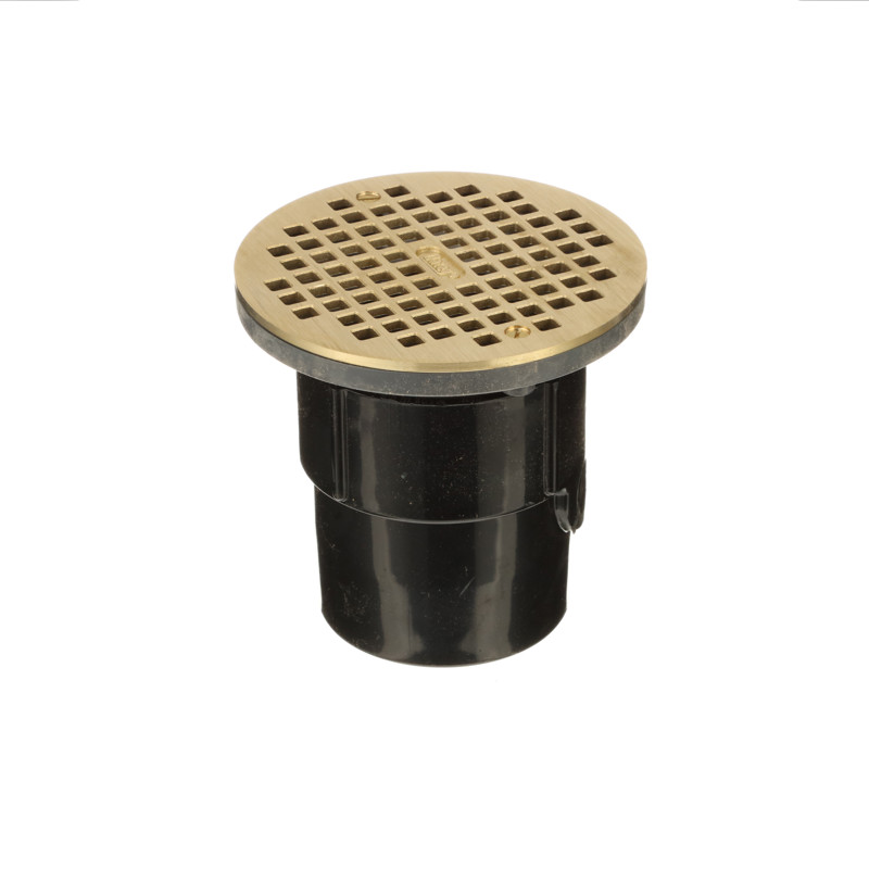 038753821276_R02_C05.jpg - Oatey® 3 in. or 4 in. ABS General Purpose Drain with 6 in. Brass Grate
