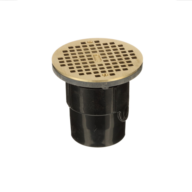 038753821276_R02_C06.jpg - Oatey® 3 in. or 4 in. ABS General Purpose Drain with 6 in. Brass Grate