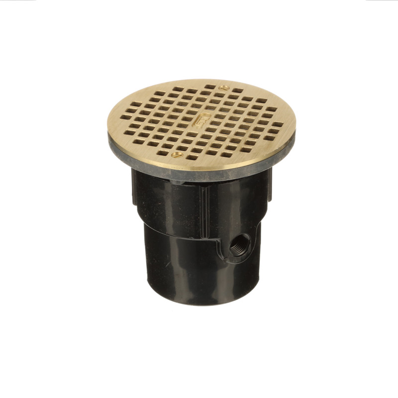038753821276_R02_C08.jpg - Oatey® 3 in. or 4 in. ABS General Purpose Drain with 6 in. Brass Grate