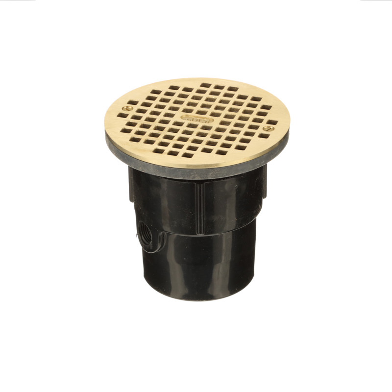 038753821276_R02_C14.jpg - Oatey® 3 in. or 4 in. ABS General Purpose Drain with 6 in. Brass Grate