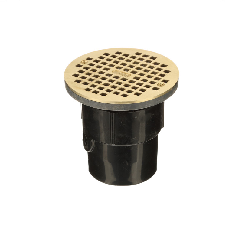 038753821276_R02_C15.jpg - Oatey® 3 in. or 4 in. ABS General Purpose Drain with 6 in. Brass Grate