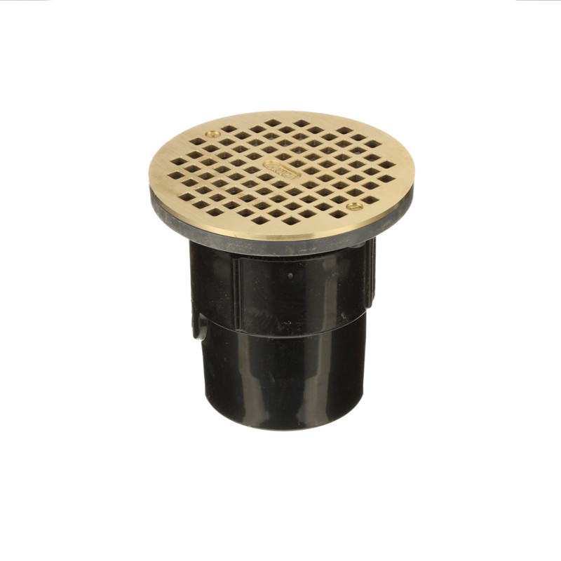 038753821276_R02_C16.jpg - Oatey® 3 in. or 4 in. ABS General Purpose Drain with 6 in. Brass Grate