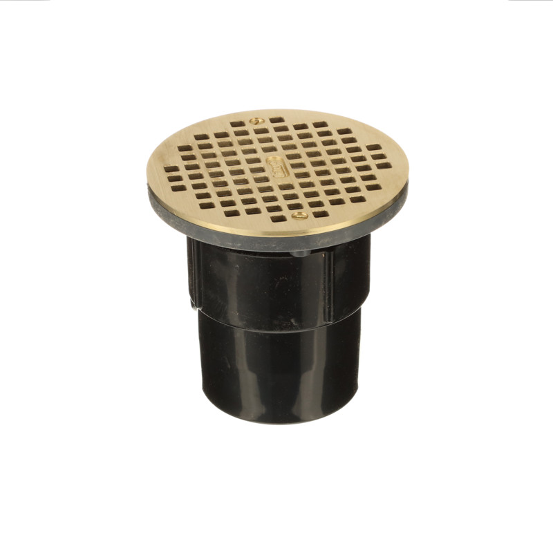 038753821276_R02_C18.jpg - Oatey® 3 in. or 4 in. ABS General Purpose Drain with 6 in. Brass Grate