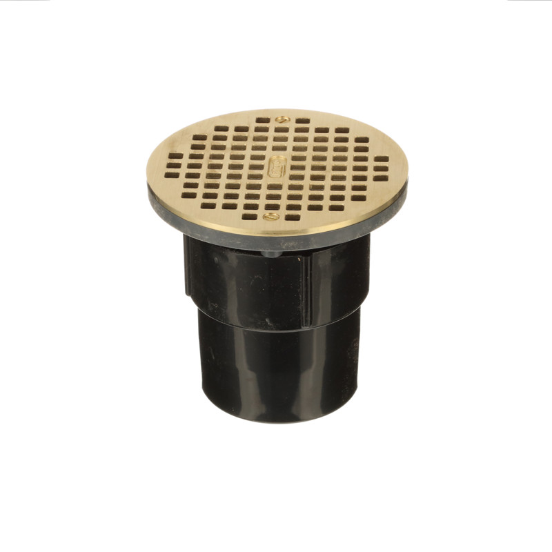 038753821276_R02_C19.jpg - Oatey® 3 in. or 4 in. ABS General Purpose Drain with 6 in. Brass Grate