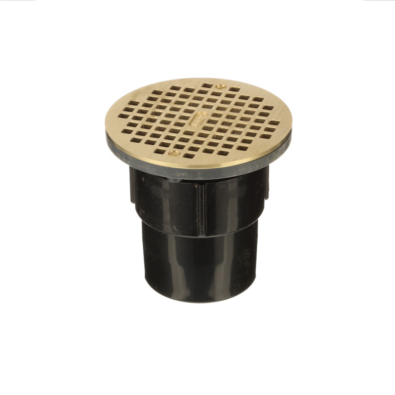 038753821276_R02_C20.jpg - Oatey® 3 in. or 4 in. ABS General Purpose Drain with 6 in. Brass Grate