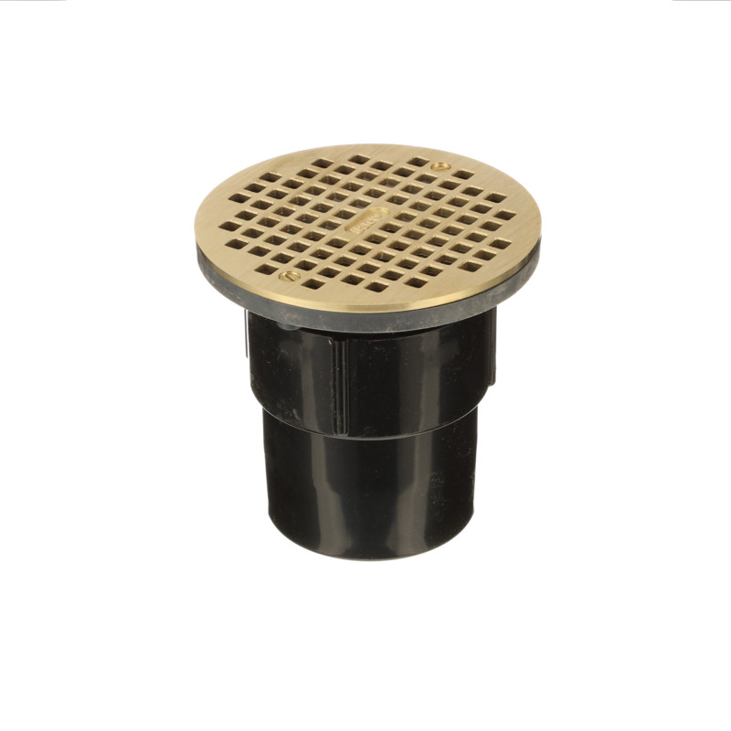 038753821276_R02_C21.jpg - Oatey® 3 in. or 4 in. ABS General Purpose Drain with 6 in. Brass Grate