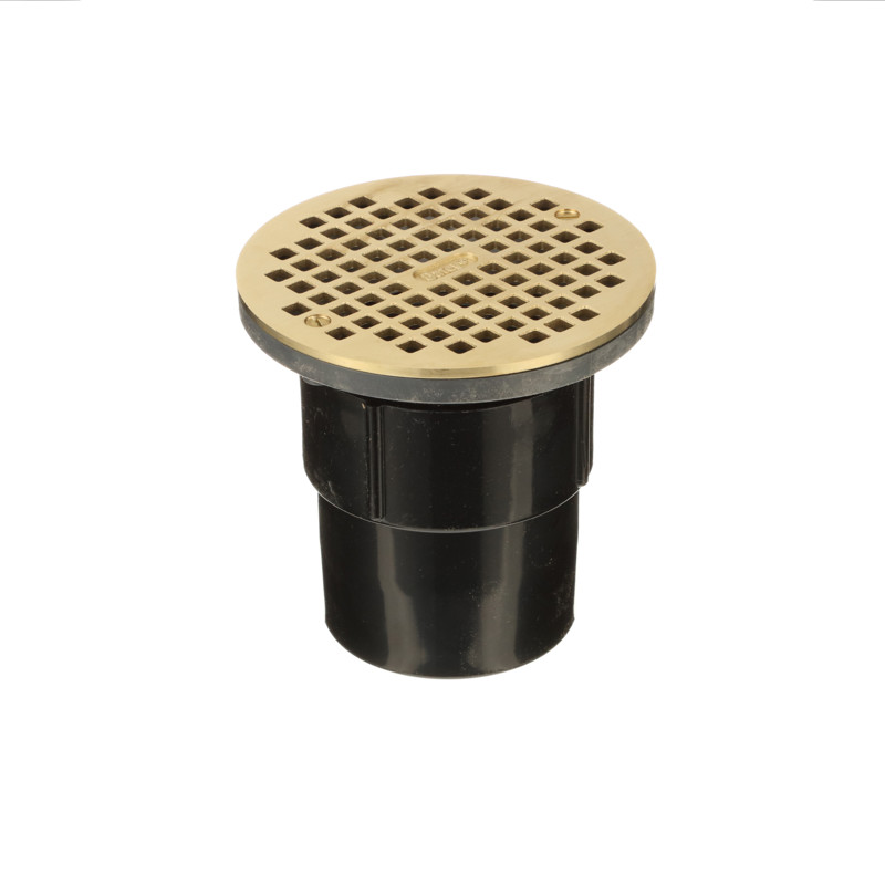 038753821276_R02_C22.jpg - Oatey® 3 in. or 4 in. ABS General Purpose Drain with 6 in. Brass Grate