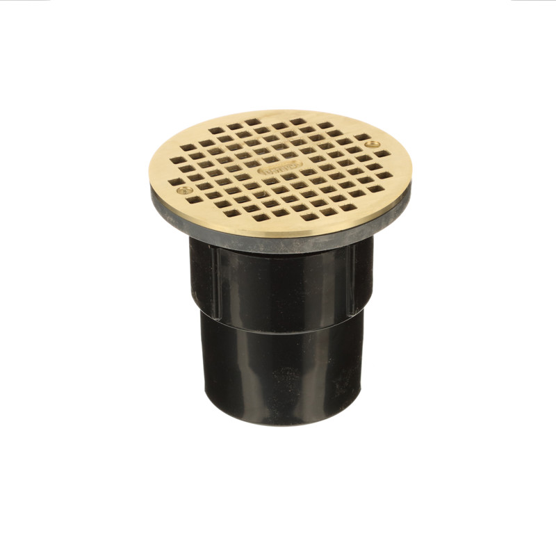 038753821276_R02_C23.jpg - Oatey® 3 in. or 4 in. ABS General Purpose Drain with 6 in. Brass Grate