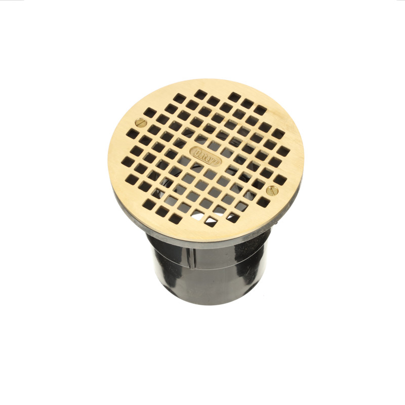 038753821276_R03_C03.jpg - Oatey® 3 in. or 4 in. ABS General Purpose Drain with 6 in. Brass Grate