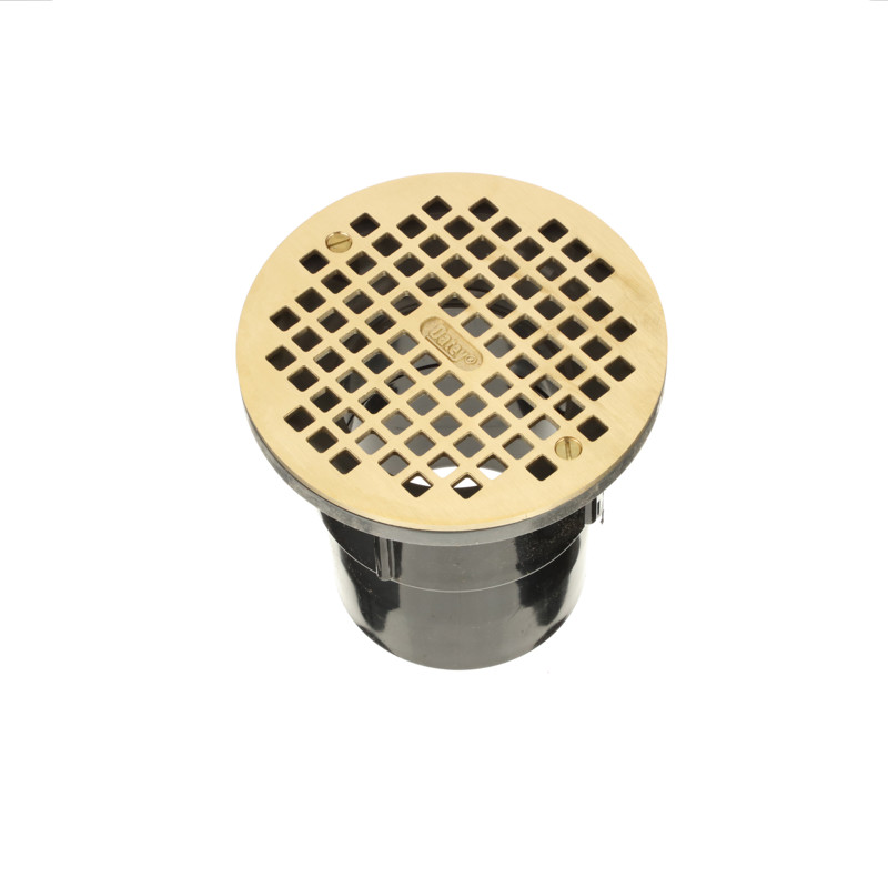 038753821276_R03_C04.jpg - Oatey® 3 in. or 4 in. ABS General Purpose Drain with 6 in. Brass Grate