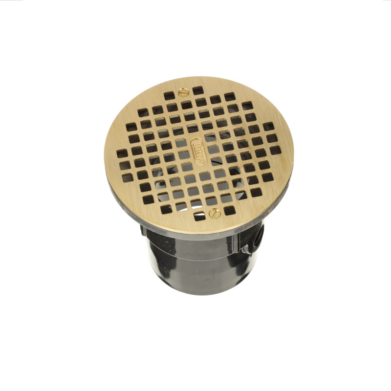 038753821276_R03_C06.jpg - Oatey® 3 in. or 4 in. ABS General Purpose Drain with 6 in. Brass Grate