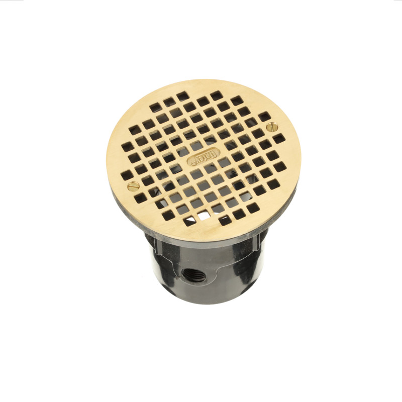 038753821276_R03_C11.jpg - Oatey® 3 in. or 4 in. ABS General Purpose Drain with 6 in. Brass Grate