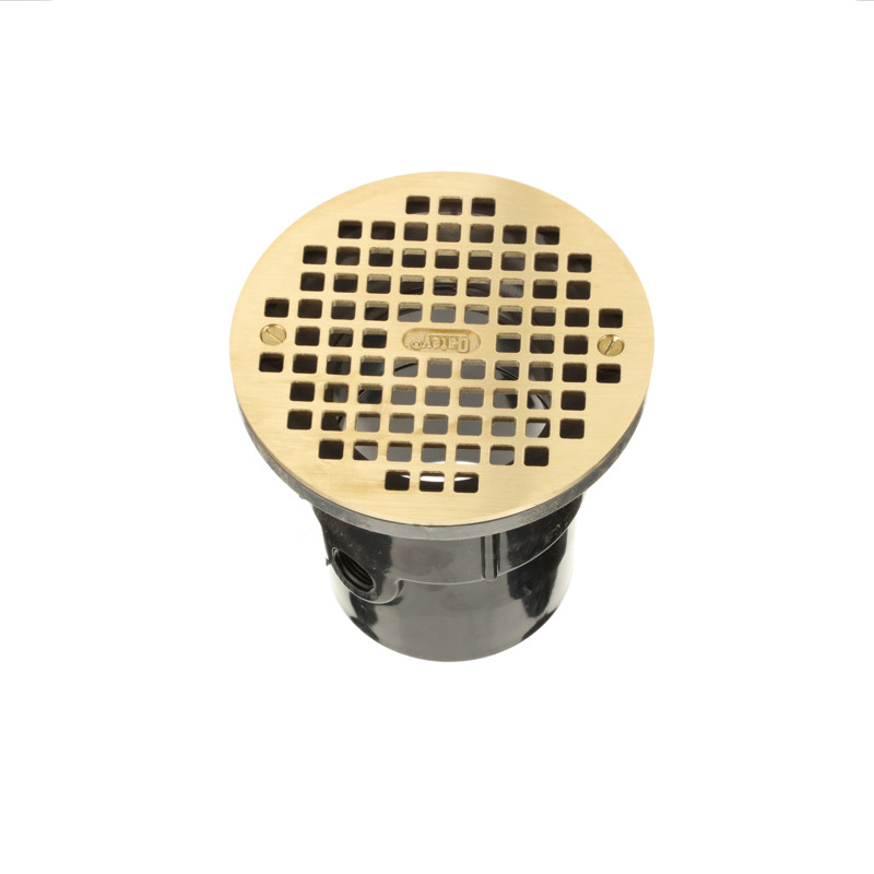 038753821276_R03_C13.jpg - Oatey® 3 in. or 4 in. ABS General Purpose Drain with 6 in. Brass Grate