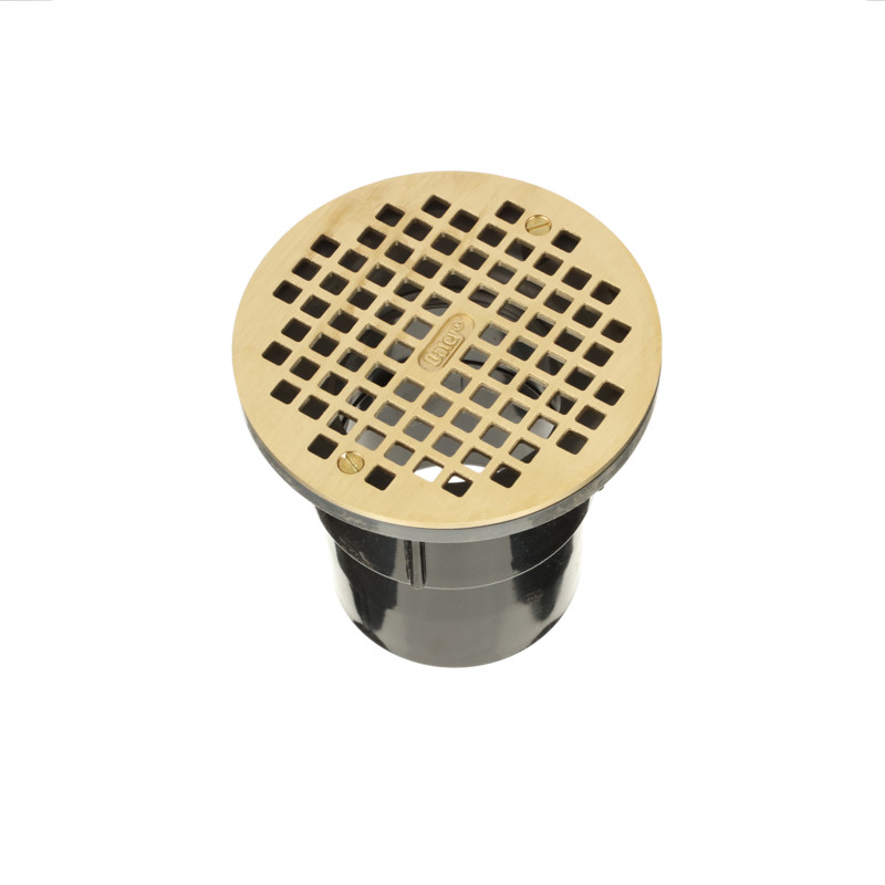 038753821276_R03_C21.jpg - Oatey® 3 in. or 4 in. ABS General Purpose Drain with 6 in. Brass Grate